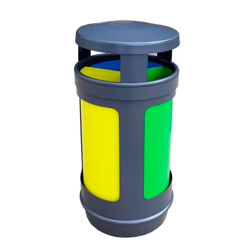 Paperera Reciclatge Exterior 486 | Fins a 4 Residus